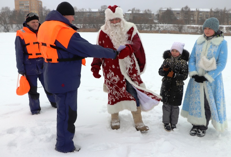 Профилактическое патрулирование водоемов в новогодние праздники продолжается