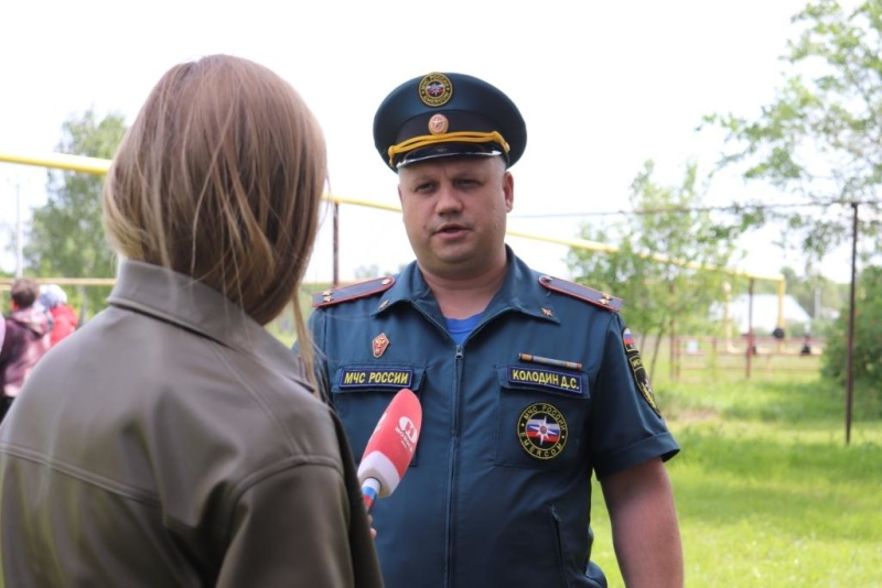 Рейд по пожарной безопасности в селе Селезни Тамбовского района