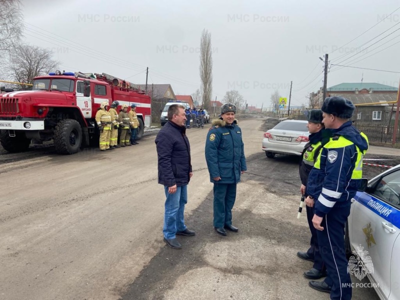 Проверка готовности Кирсановского района к паводковому периоду и пожароопасному сезону