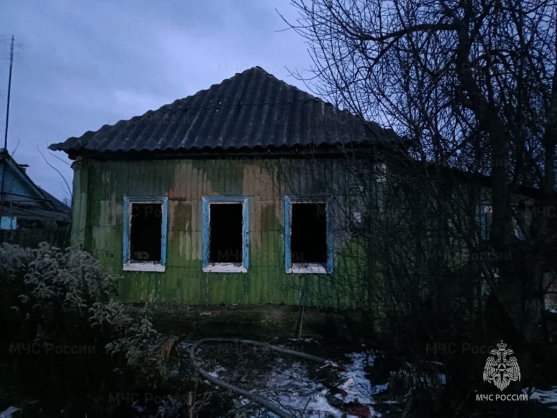 Ликвидация пожара в Тамбовской области, город Жердевка, улица Суворова