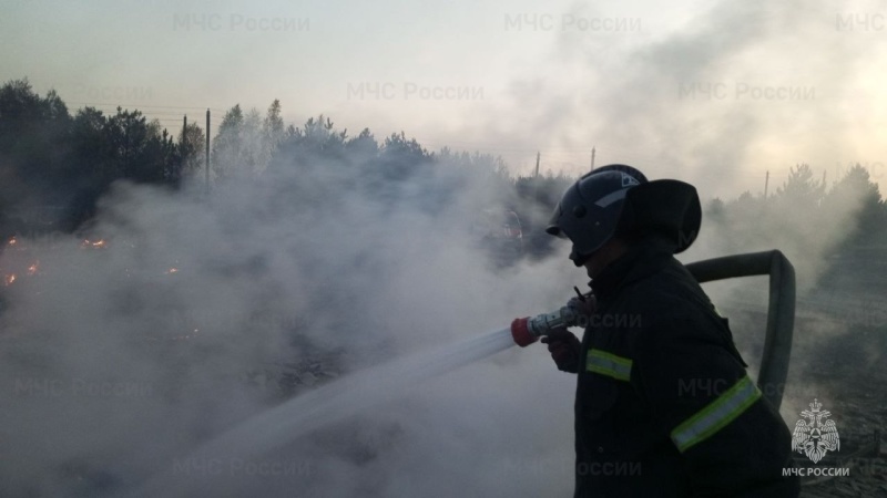 Ликвидация пожара в Тамбовском округе